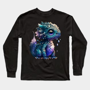 Cute Dragons Frozen Shadow Brood from Dragon Cove Long Sleeve T-Shirt